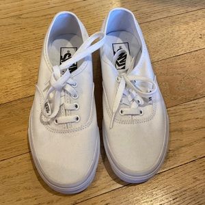 Vans, size 6 woman’s, white